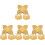 200 Pcs Hollow-Out Flower Chocolate Holder Candy Packaging Wrappers 4