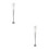 2Pcs Spike Metal Deterrent For Repelling Birds 9