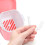 2Pcs Lightweight PP Retainer Case Pink Protective Denture Travel Box 4