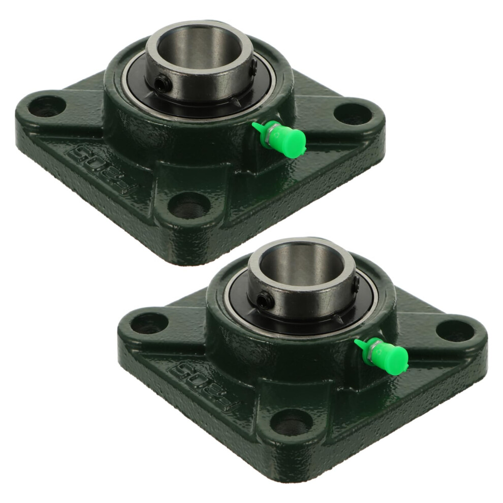 2Pcs High Precision Spherical Pillow Block Bearings Low Noise Cast Iron Industrial Use 2 Pack Bearing Housing 9354506122669