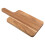 3Pcs Wood Cutting Board With Handle For Cheese Bread Pizza Serving 3