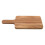 3Pcs Wood Cutting Board With Handle For Cheese Bread Pizza Serving 2