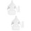 2Pcs Breastmilk Storage Bag Adapter Clip Replacement 9