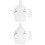 2Pcs Breastmilk Storage Bag Adapter Clip Replacement 7