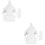 2Pcs Breastmilk Storage Bag Adapter Clip Replacement 8