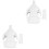 2Pcs Breastmilk Storage Bag Adapter Clip Replacement 5