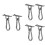 3Pcs M5 Ceiling Wall Mount Brackets For Hammock Sandbag 8