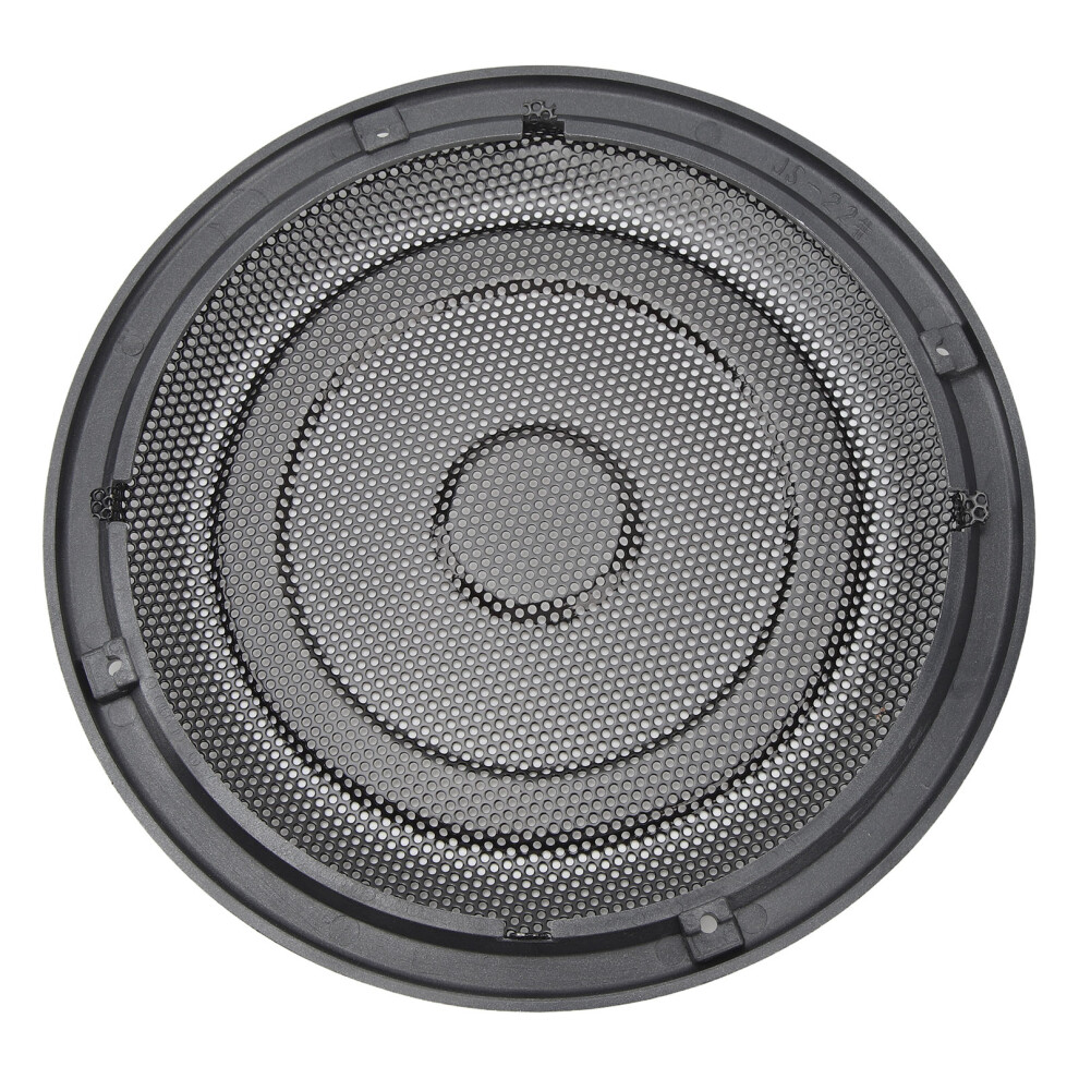 8In Round Speaker Grill Protector For Car & Rv, Metal Iron Abs Black 6901352169954