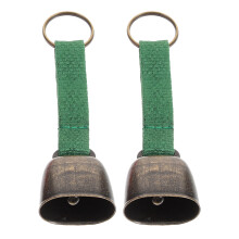 4 Pcs Camping Bear Bell Pendant Retro Outdoor Bell For Camping
