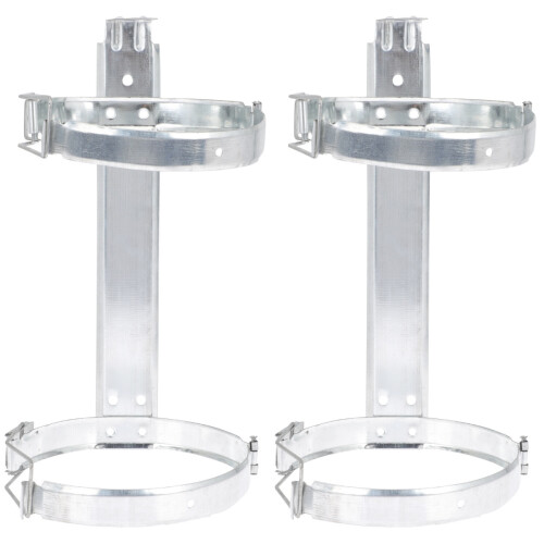 2Pcs Wall Mounted Iron Fire Extinguisher Hanger Rack For Office 1