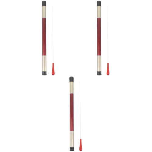 6 Pcs Concert Music Baton For Performance Dark Red 2