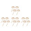 16 Pcs Diy Wooden Protractor Adjustable Ruler For School Projects 4