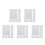 4000 Pcs Double Sided Adhesive Dots Clear Removable For Wall Hanging 5