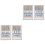 4 Boxes Of Professional Sewing Machine Needles Portable Stitching 3