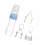 9 Pcs Silica Gel Spoon Head Rice Paste Bottle For Baby Training Blue 10