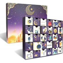 Ramadan Calendar,Ramadan Advent Calendar with 30 Countdown Drawers DIY filling,Pre-Assemb easter decor