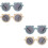 4 Pcs Kids Sunglasses Creative And Lovely Design 6
