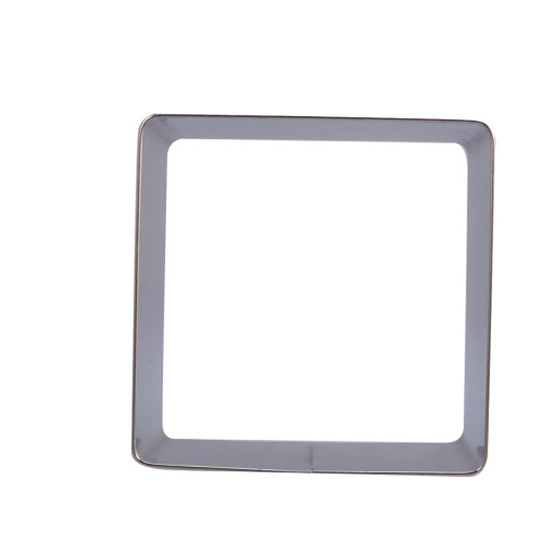 2Pcs Square Mousse Mold Stainless Steel Cake Ring Dessert Baking Tool