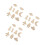81 Pcs Diy Unfinished Outer Space Wooden Craft Chips 8