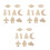 81 Pcs Diy Unfinished Outer Space Wooden Craft Chips 9