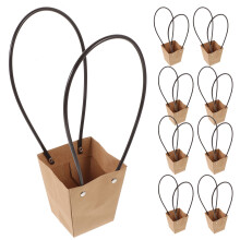 50 Pcs Bouquet Packing Paper Bags For Handheld Flowers Wrapping