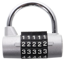 2Pcs 5 Digit Keyless Combination Padlock For Luggage Door Cabinet