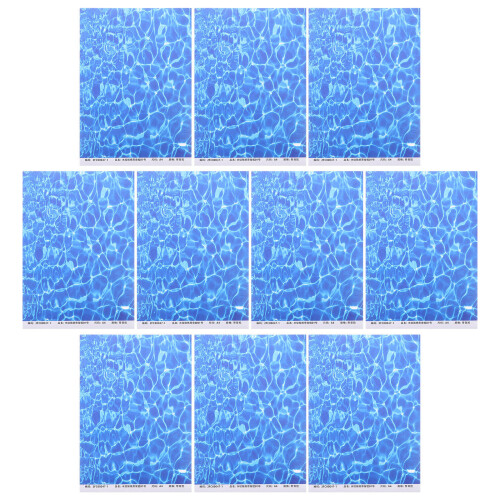 40Sheets Pattern Plastic Stickers for Model and Home Decor 2