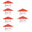 6 Pcs  Practical Rainproof Smokestack Durable Smoke Funnel Protector 7