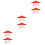6 Pcs  Practical Rainproof Smokestack Durable Smoke Funnel Protector 5