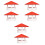 6 Pcs  Practical Rainproof Smokestack Durable Smoke Funnel Protector 3