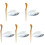 5Pcs Ceramic Tea Vessel Coffee Bean Holder With Spoon 4