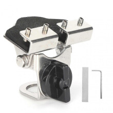 Stainless Steel 360 Degree Rotatable Mobile Car Radio Antenna Mount Bracket - K3-66