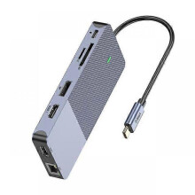 USB Type C Dock Displaylink Dual HDMI Adapter Hub Laptop Docking Station for Lenovo ThinkPad HP Dell XPS M1 MacBook