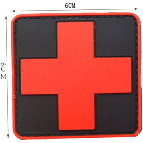 Armband Patch Medic Tactical PVC 2.36 x 2.36 Inches Single Patch 2