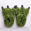 (Green, UK9/10) Claw Slippers - Unisex Monster Slippers 1