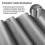 (Grey)Shower Curtain Mould Proof Resistant, Weighted Shower Curtains 2025 3
