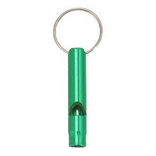 Dog Whistle High Pitch Dog Training Tool Lightweight Metal Keychain Far-Reaching Sound Stop Barking Green