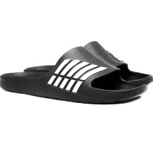 (BLACK, EU 46- UK 12) MENS SLIP ON SLIDERS BEACH MULES HOILDAY POOL SHOWER STRIPE SUMMERS SANDALS SIZE Walking Shoes Footwear