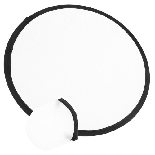 2Pcs Foldable Hand Fan White Plastic Fabric Easy Carry Daily Use 1