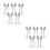 10Pairs Silver Metal Zipper Sliders for Backpack Luggage Replacement 4
