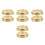 8Pcs Golden ABS Humidor Moisture Control Discs for Home Use 10