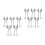 10Pairs Silver Metal Zipper Sliders for Backpack Luggage Replacement 9