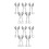 10Pairs Silver Metal Zipper Sliders for Backpack Luggage Replacement 8