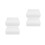 4 Pcs 20 Grid Foam Egg Tray Shockproof Pearl Cotton 10