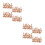 2Pcs Mini Plastic Picket Fence For Micro Garden Diy Craft 4