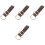 4Pcs Medieval Double Ring Harness Buckle Metal For Belt 5