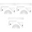3 Sets Geometry Drawing Tool Ruler With Protractor For Math And School 5