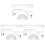 3 Sets Geometry Drawing Tool Ruler With Protractor For Math And School 4