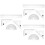 3 Sets Geometry Drawing Tool Ruler With Protractor For Math And School 8