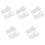 4500 Pcs 10Mm White Round Back Sticky Tape Hook And Loop Adhesive Dots 3